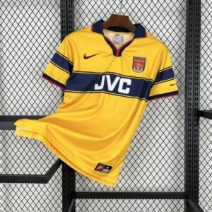 Camiseta retro de visitante del Arsenal 1997/99