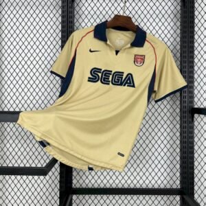 Camiseta retro de visitante del Arsenal 2001/02