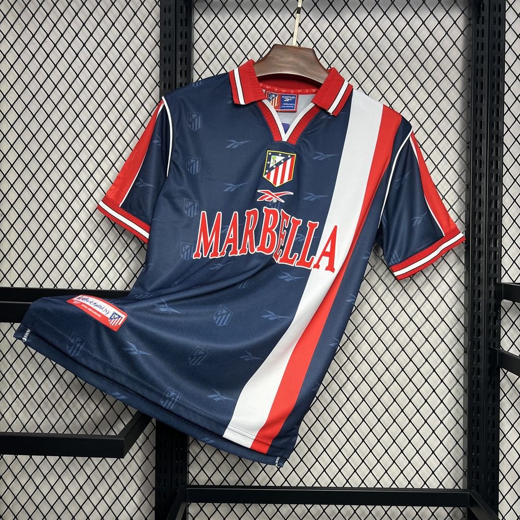 Camiseta retro de visitante del Atlético de Madrid 1998/99