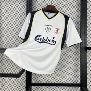 Camiseta retro de visitante del Liverpool 2001/02