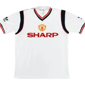 Camiseta retro de visitante del Manchester United 1984/86