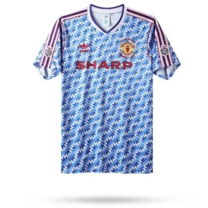 Camiseta retro de visitante del Manchester United 1990/92