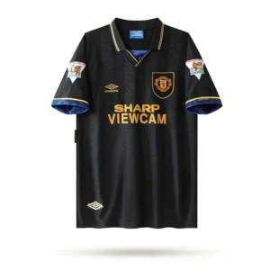 Camiseta retro de visitante del Manchester United 1993/95