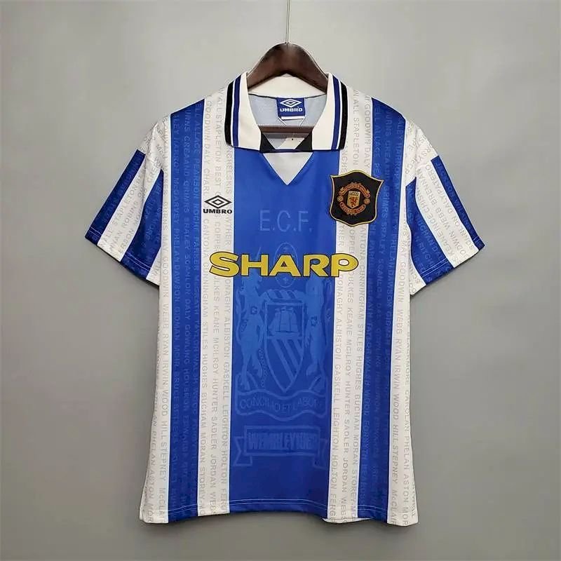 Camiseta retro de visitante del Manchester United 1994/96