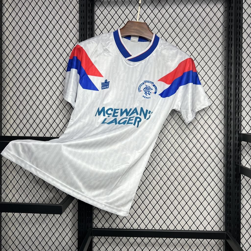 Camiseta retro de visitante del Rangers 1990/92