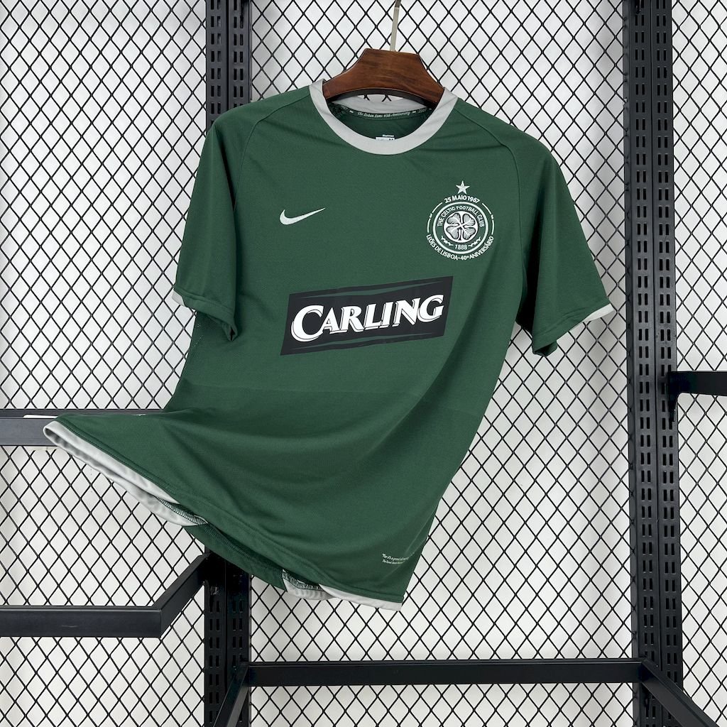 Camiseta retro del Celtic edicion del 40.o aniversario de la UEFA Champions League 2006/07