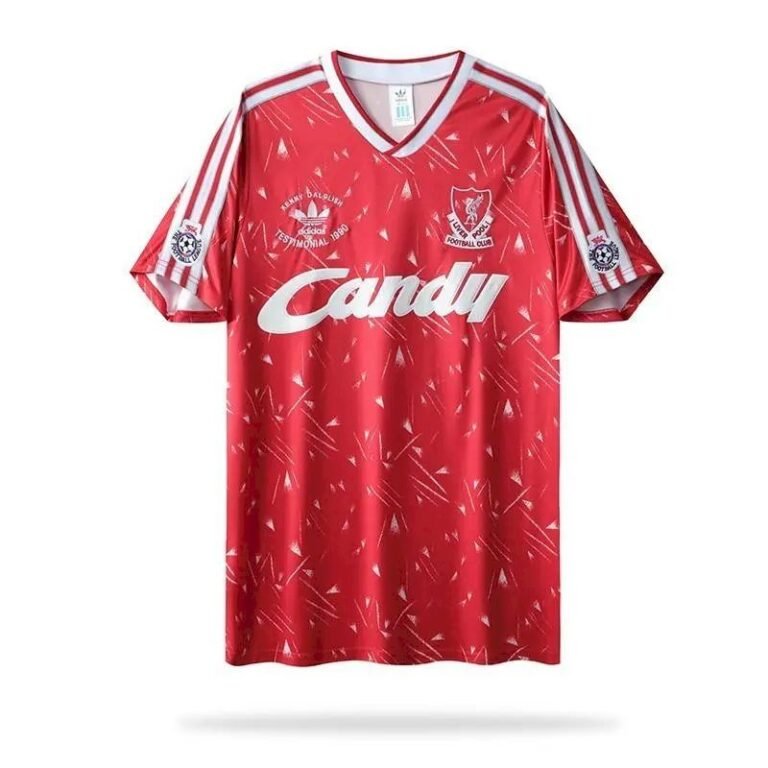 Camiseta retro del Liverpool de 1990 con el homenaje a Dalglish
