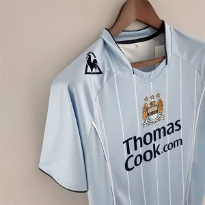 Camiseta retro de local del Manchester City 2008/09 - Image 5