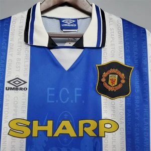 Camiseta retro de visitante del Manchester United 1994/96 - Image 2
