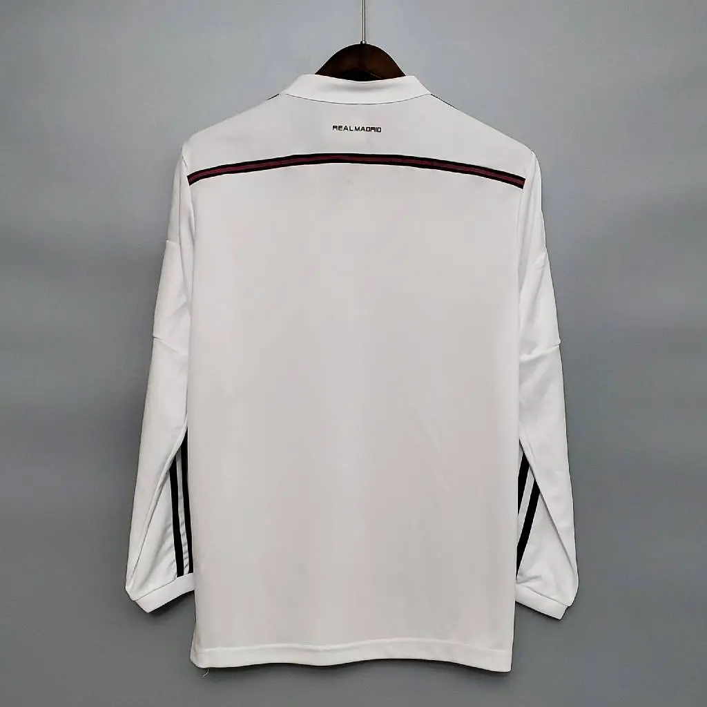 Camiseta retro de manga larga de local del Real Madrid 2014/15 - Image 5