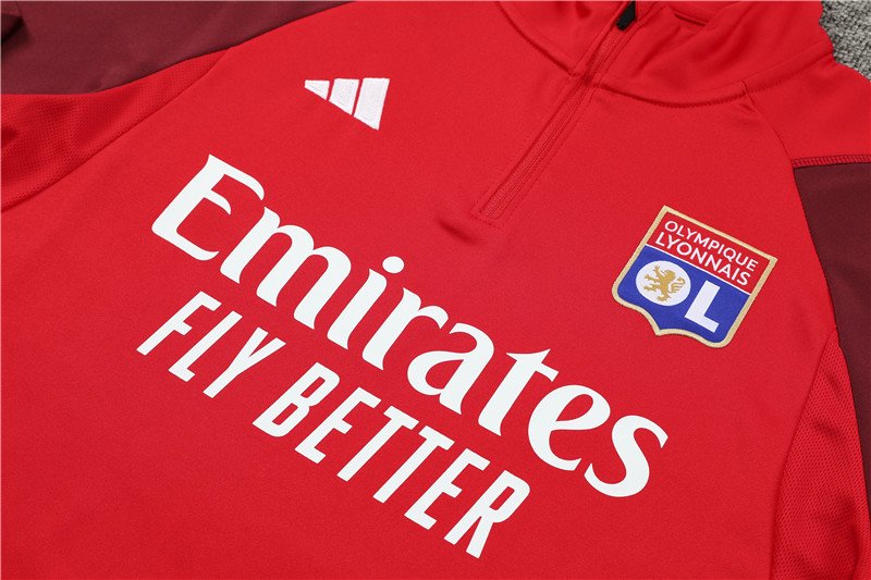 Jersey pantalon unisex Olympique Lyonnais 2023/24 con media cremallera 14001 - Image 2