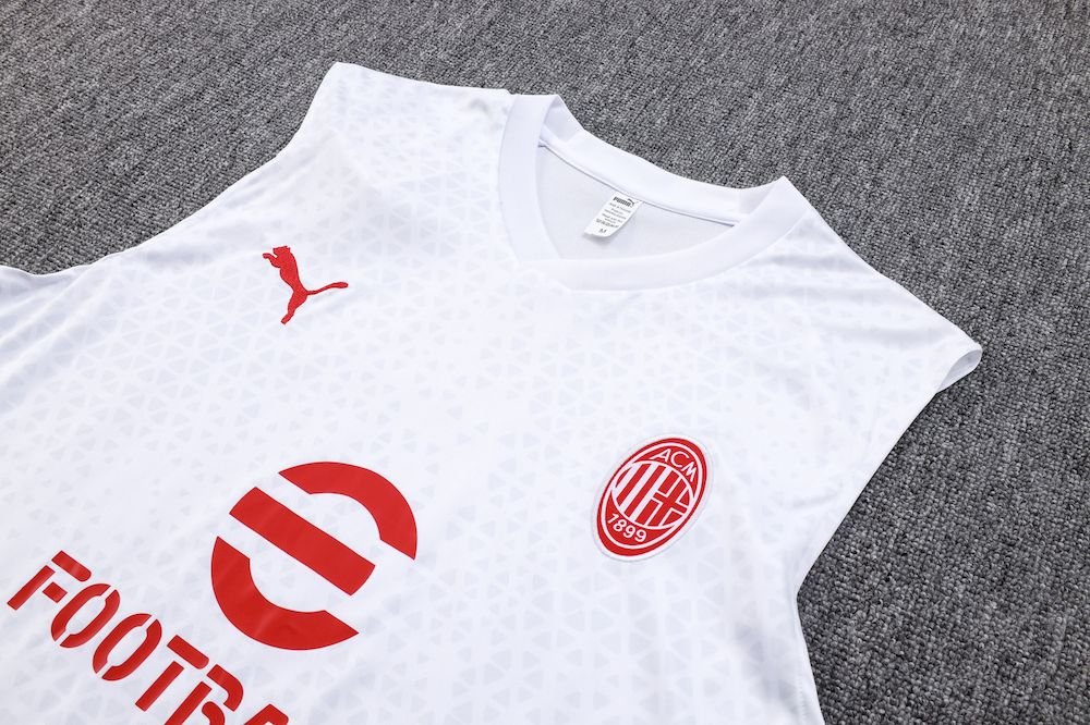 Camiseta de tirantes y pantalon corto unisex del AC Milan 2023/24 para adultos 8155 - Image 2