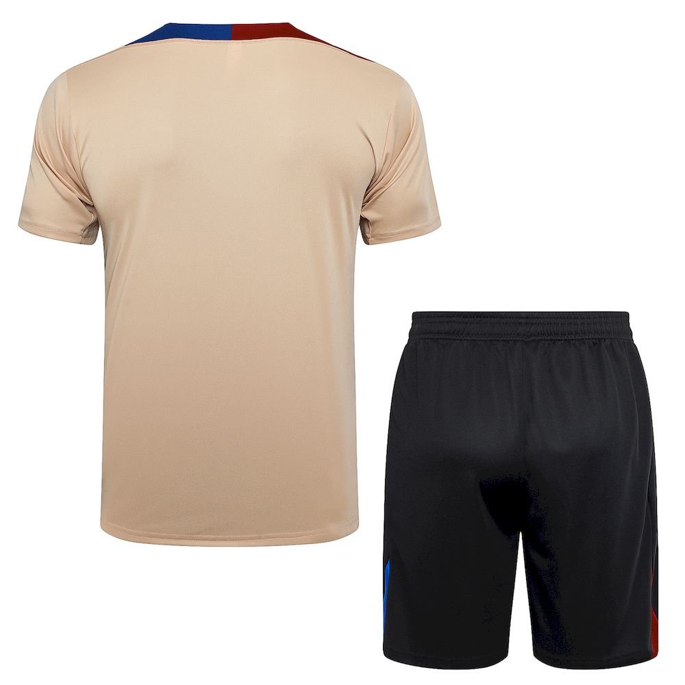 Conjunto de entrenamiento unisex del FC Barcelona 2024/25 para adulto camiseta pantalon corto 8155 - Image 4