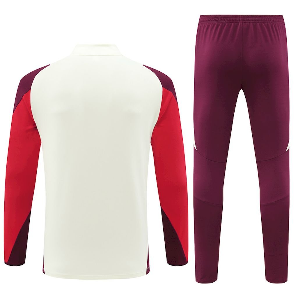 Conjunto unisex Bayern Munich 2024/25 de media cremallera sueter y pantalon 14001 - Image 4