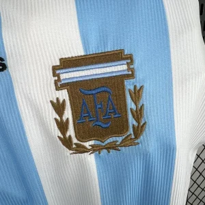 Camiseta retro de manga larga local de Argentina 1998 - Image 3