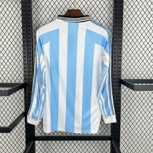 Camiseta retro de manga larga local de Argentina 1998 - Image 9
