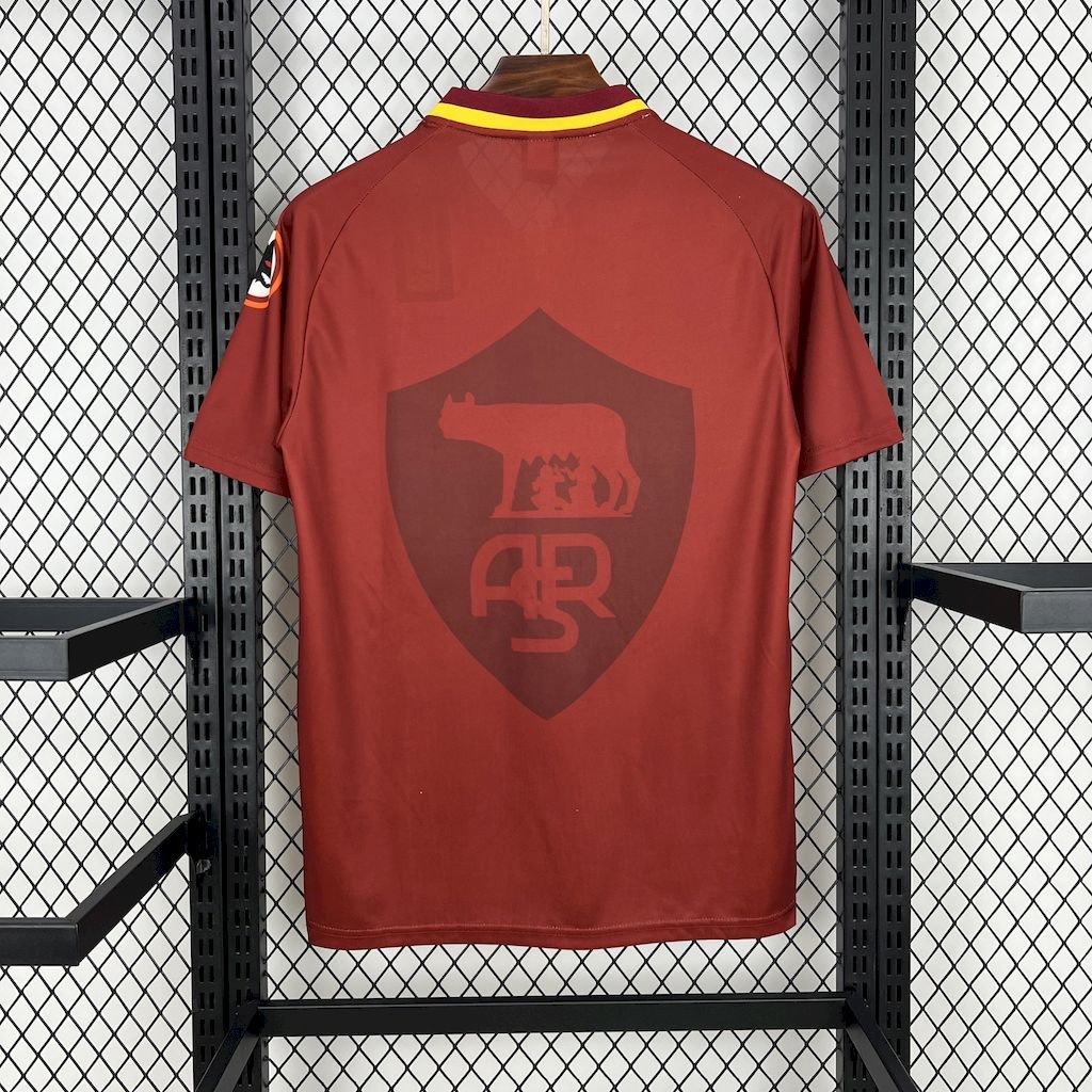 Camiseta retro de local de la AS Roma 1997/98 - Image 7
