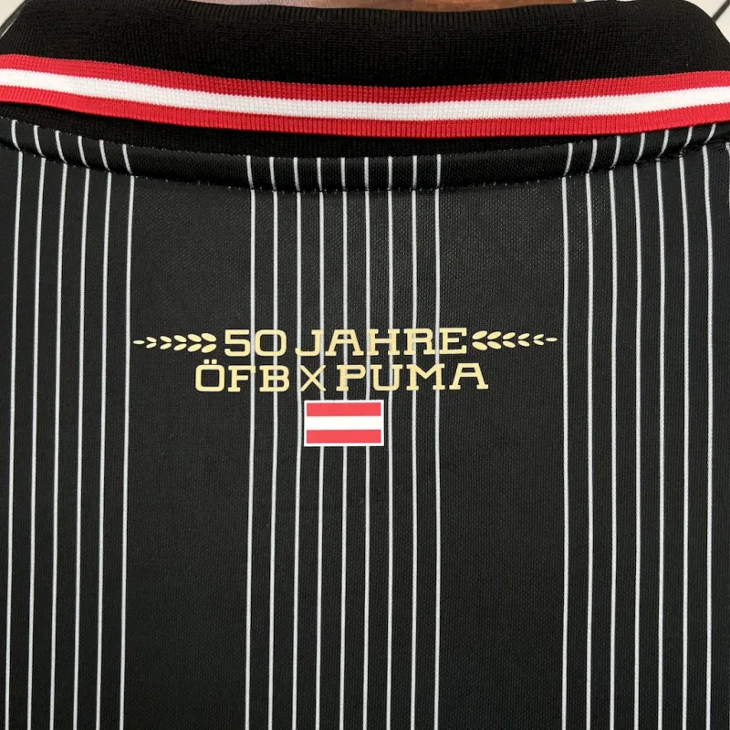Camiseta retro de manga larga del 50 o aniversario de Austria 2024/25 - Image 6