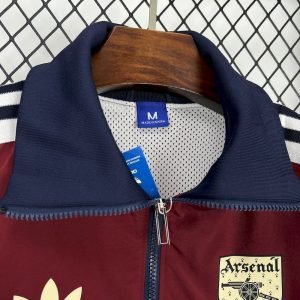 Cortavientos retro del Arsenal 2024 para hombre