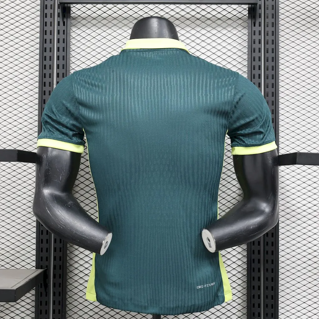 Camiseta de entrenamiento verde oscuro del Barcelona 2024/25 version jugador - Image 5