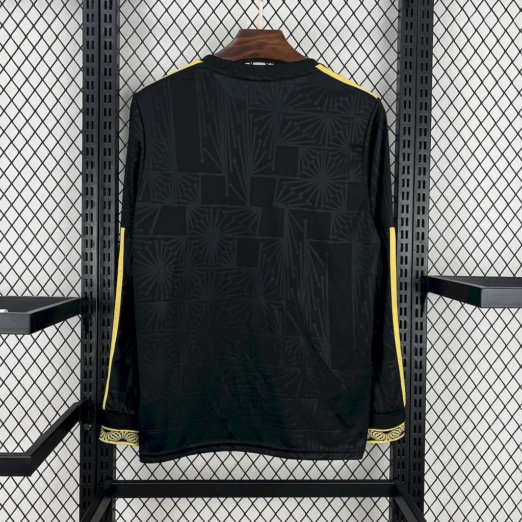 Camiseta de manga larga dorada y negra de Mexico 2025/26 - Image 6