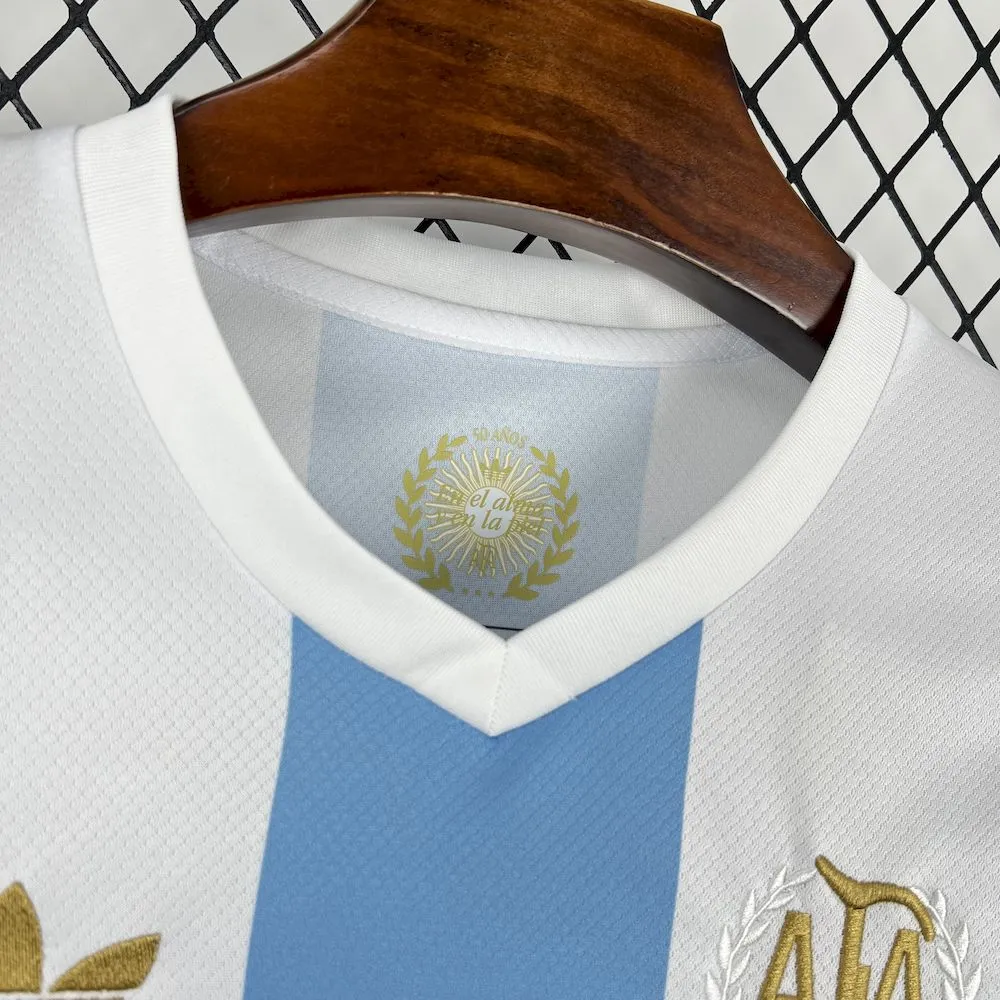 Argentina 2024 25 Adidas 50 Aniversario Messi Jersey - Image 3