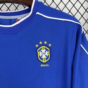 Camiseta retro de visitante de Brasil 1998 - Image 4