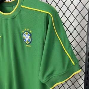 Camiseta retro de portero de Brasil 1998 - Image 6