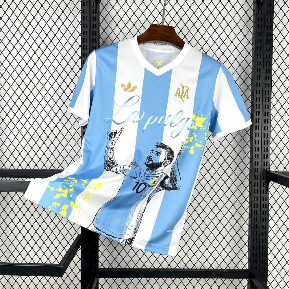 Argentina 2024 25 Adidas 50 Aniversario Messi Jersey
