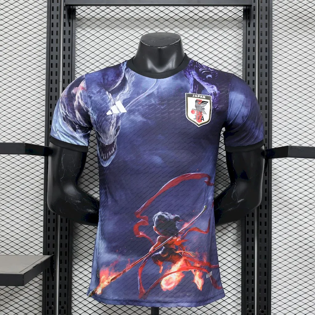 Camiseta de entrenamiento colorida Nezha pequena de Japon 2025/26 version de jugador