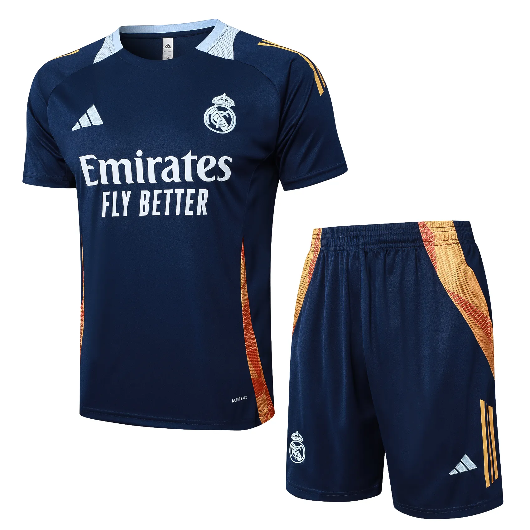 Camiseta de entrenamiento pantalon corto adulto 2 del Real Madrid 2024/25 815