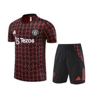 Camiseta de entrenamiento pantalon corto para adulto del Manchester United 2024/25 14001