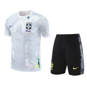 Camiseta de entrenamiento unisex Brasil 2025/26 para adultos pantalon corto 418