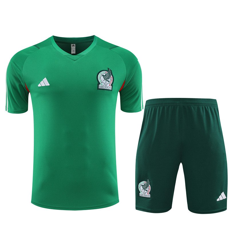 Camiseta de entrenamiento unisex Mexico 2023/24 para adultos pantalon corto 140011