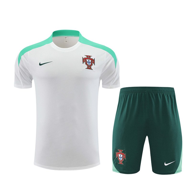Camiseta de entrenamiento unisex Portugal 2024/25 para adultos pantalon corto 14001