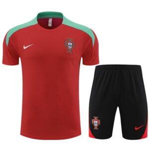 Camiseta de entrenamiento unisex Portugal 2024/25 para adultos pantalon corto 140012