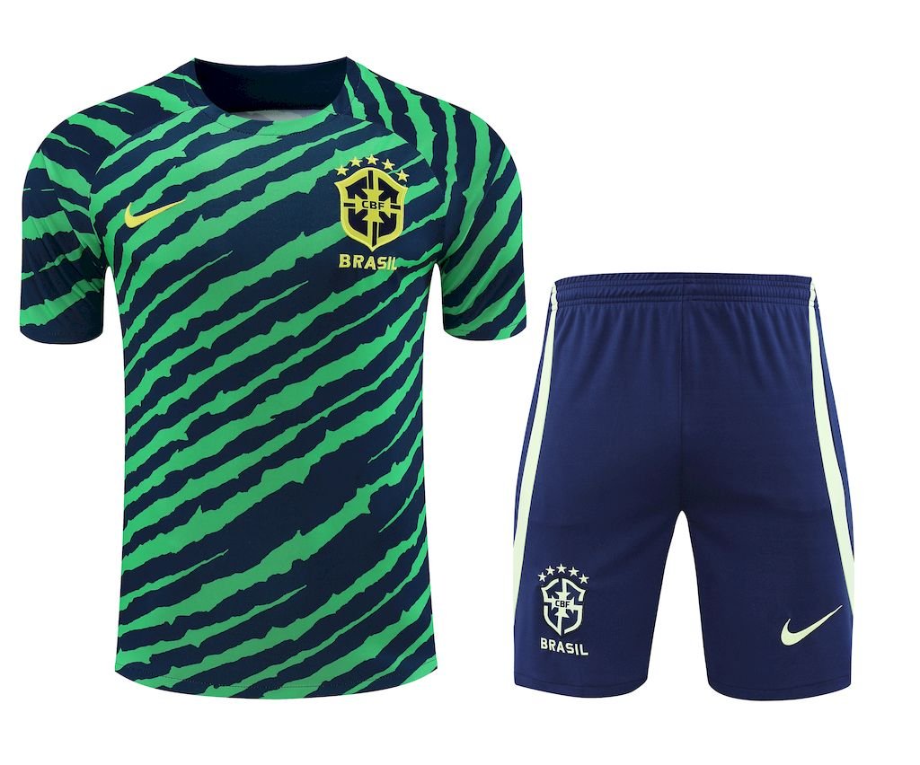 Camiseta de entrenamiento unisex de Brasil 2022/23 para adultos pantalon corto 418