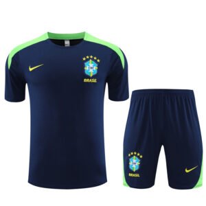Camiseta de entrenamiento unisex de Brasil 2024/25 para adultos pantalon corto 140011