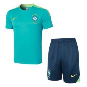 Camiseta de entrenamiento unisex de Brasil 2024/25 para adultos pantalon corto 8155
