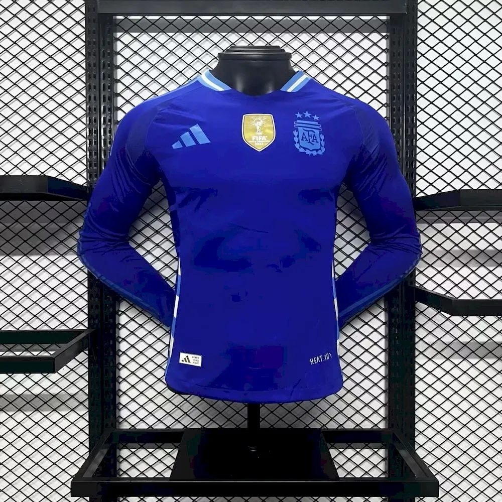 Camiseta de manga larga visitante de Argentina 2024/25 version jugador
