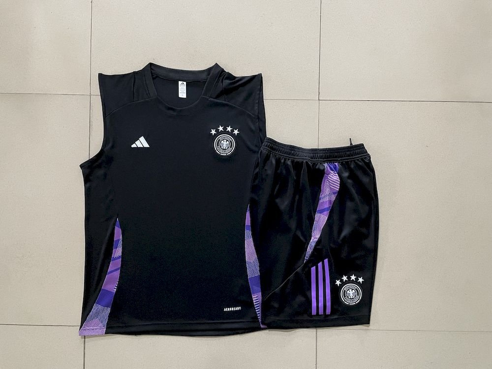 Camiseta de tirantes y pantalon corto unisex para adultos Alemania 2024/25 8155