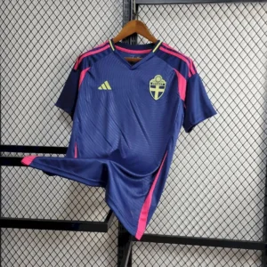 Camiseta de visitante de Suecia para la Eurocopa 2024/25