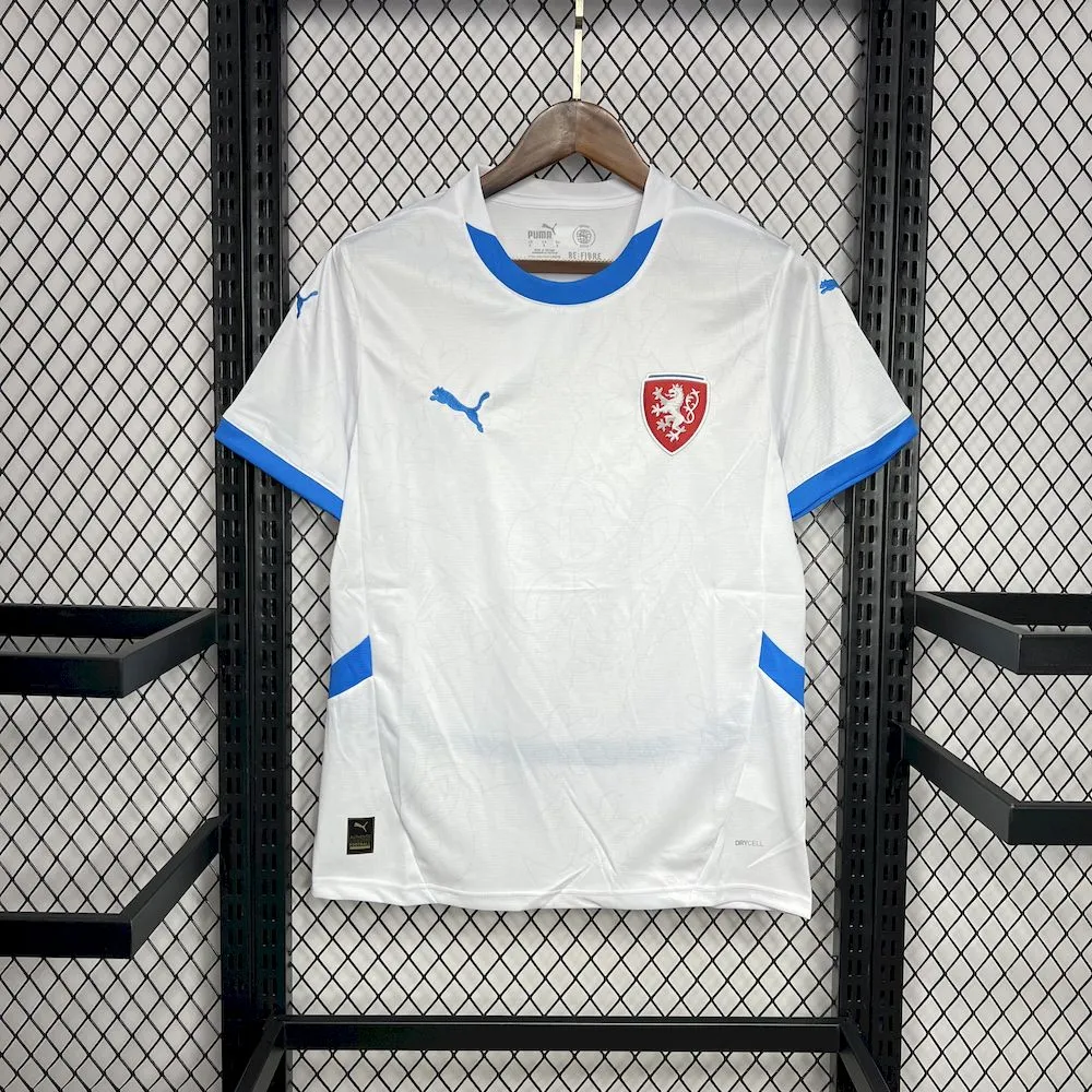 Camiseta de visitante de la Republica Checa para la Eurocopa 2024/25
