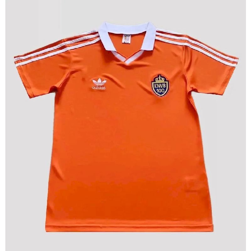 Camiseta retro conmemorativa del centenario de la seleccion de Holanda de 1988