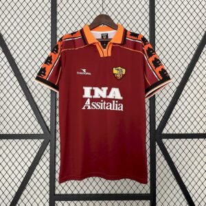 Camiseta retro de local de la AS Roma 1998/99