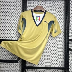 Camiseta retro de portero de Italia del Mundial 2006