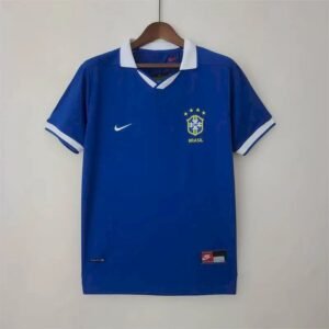 Camiseta retro de visitante de Brasil 1997