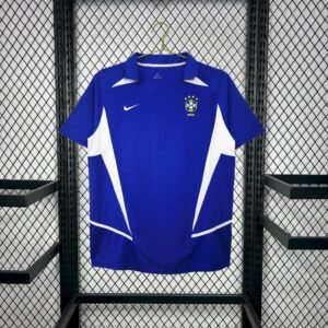 Camiseta retro de visitante de Brasil 2002