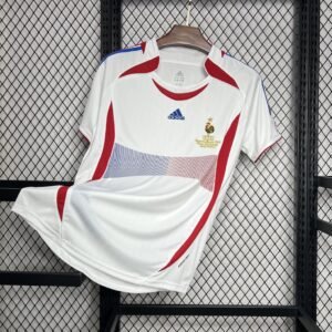 Camiseta retro de visitante de Francia 2006