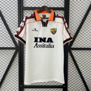 Camiseta retro de visitante de la AS Roma 1998/99